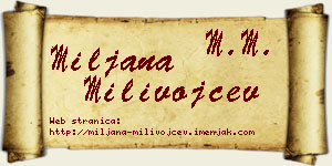 Miljana Milivojčev vizit kartica